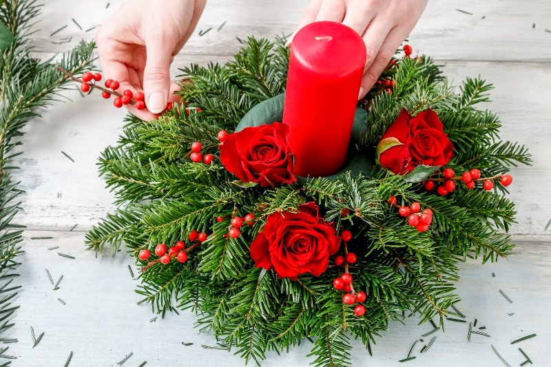 декор свечей