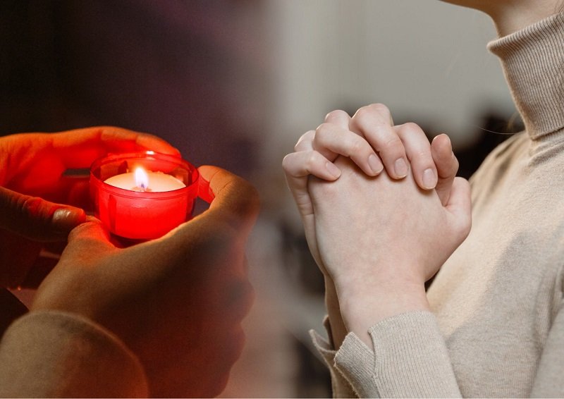 красная свеча