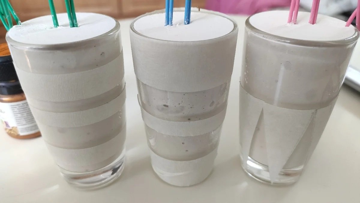 узор на стопках