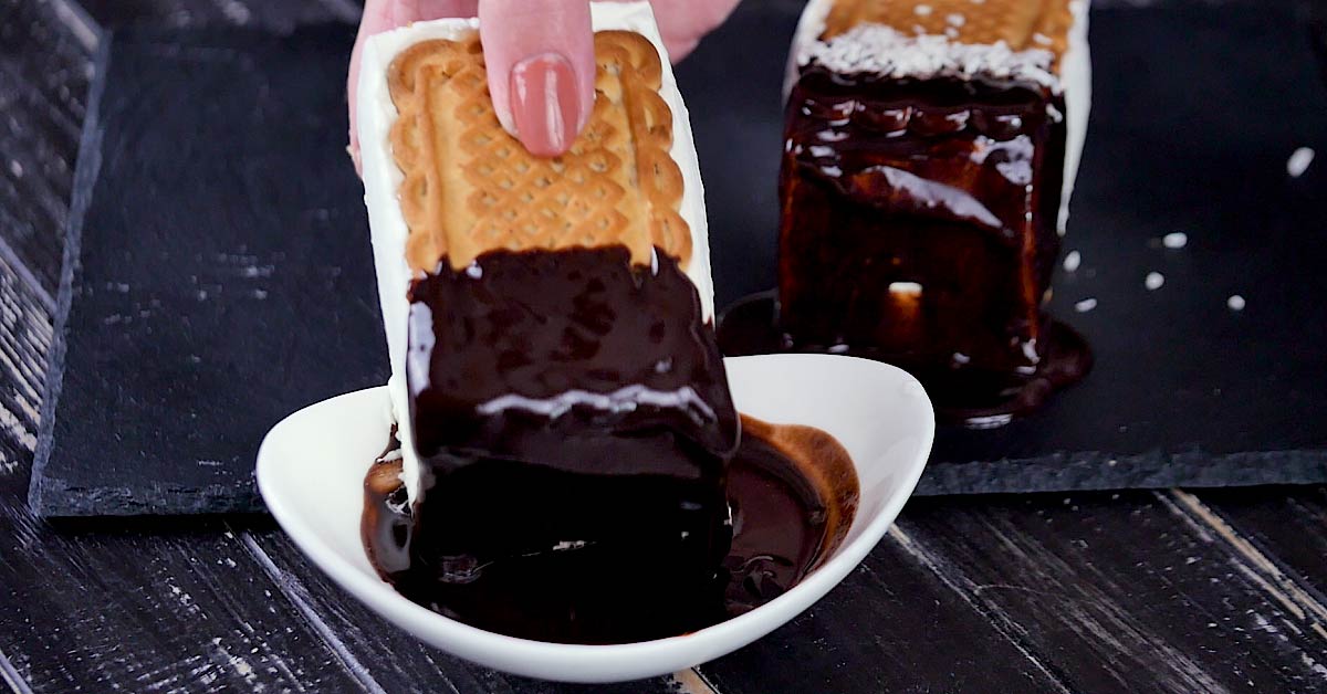 мороженое в шоколаде