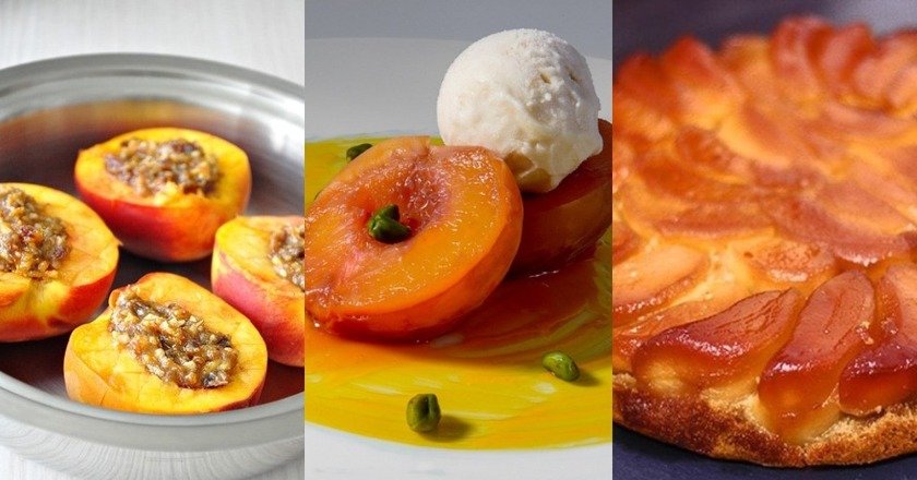 Десерты из персиков
