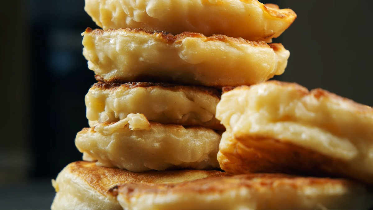 оладушки с яблоками