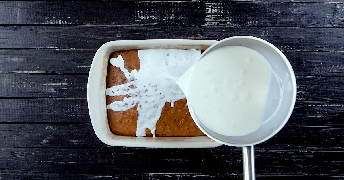 десерт с карамелью