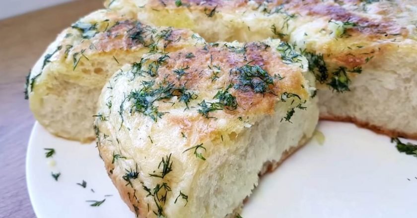 пампушки с чесноком
