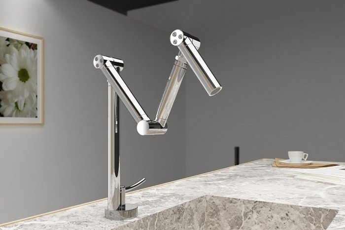 современные кухонные смесители