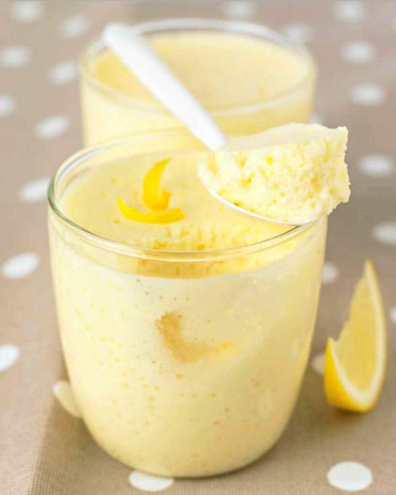 Лимонно-йогуртовое желе