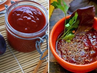 Домашние соусы из слив