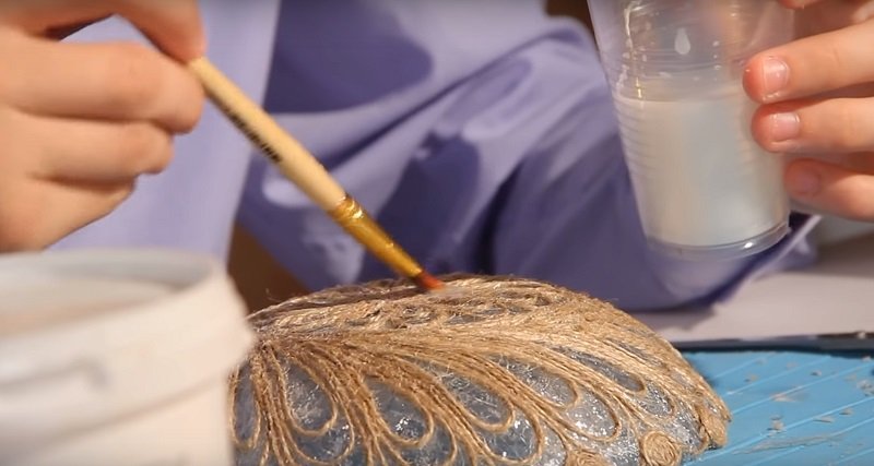 покрытие изделия клеем