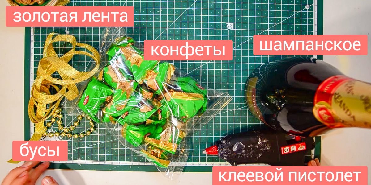 Елка из конфет