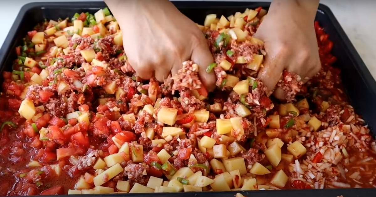 овощи с соусом