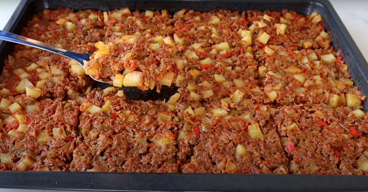 мясная запеканка 