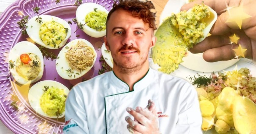 фаршированные яйца от евгения клопотенко