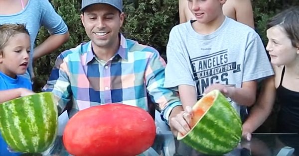 фокус с арбузом