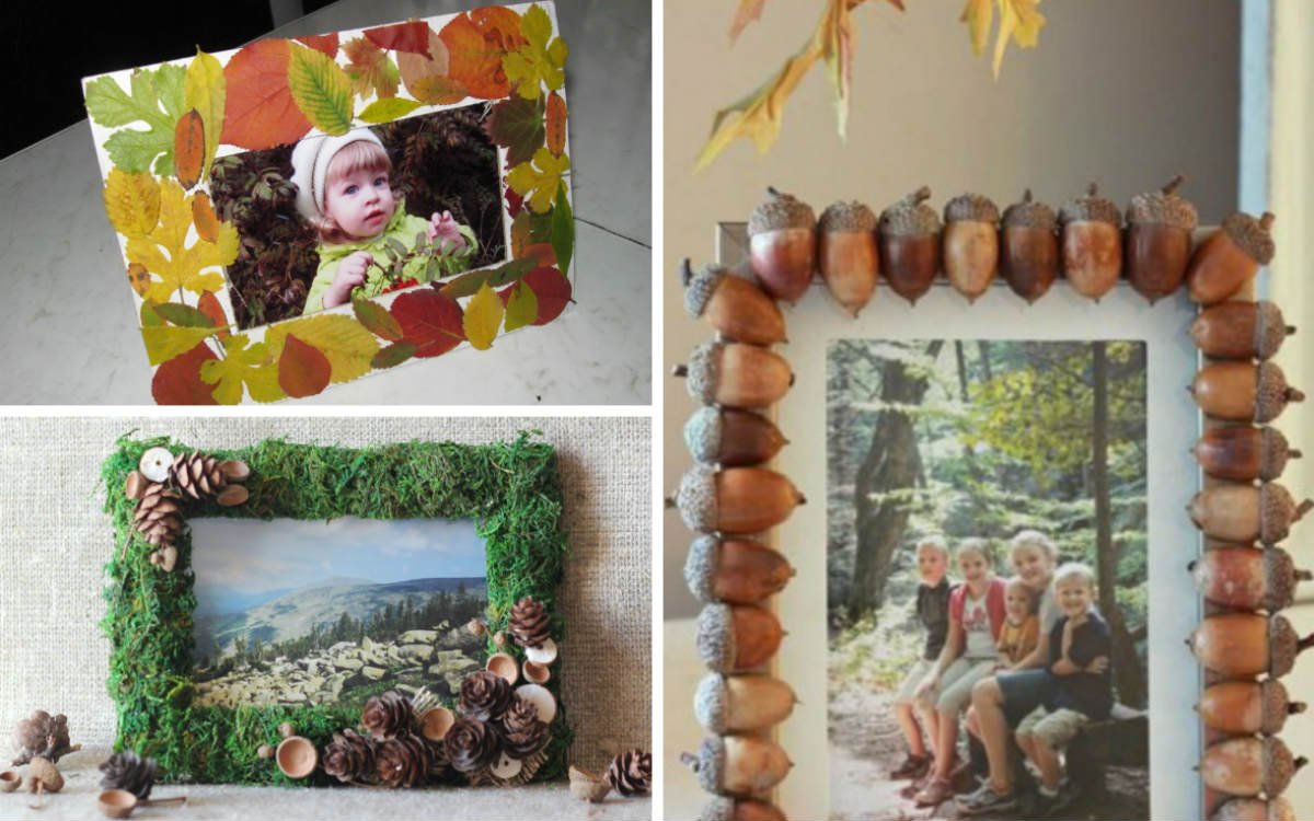 рамка в шишках