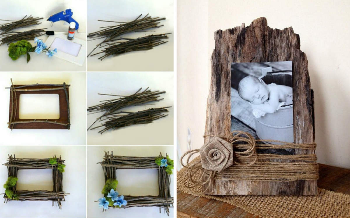 рамки из веток