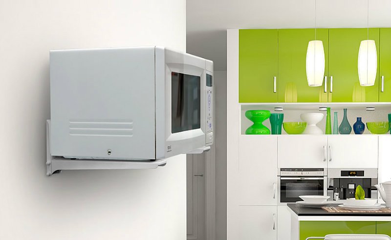 где поставить микроволновку на кухне