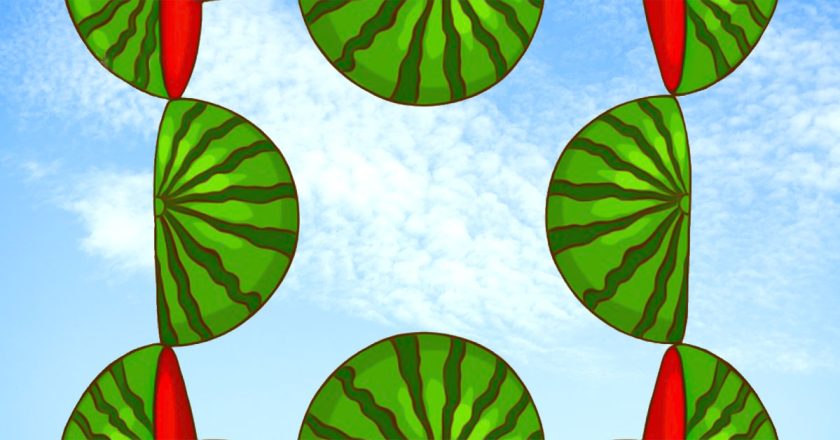 Интересная головоломка с арбузами головоломка с арбузами