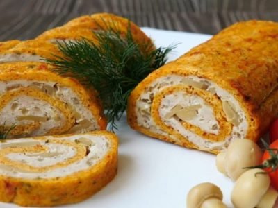 Горячие рулеты к Новому году