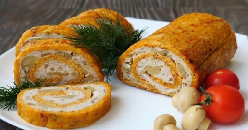 Горячие рулеты к Новому году