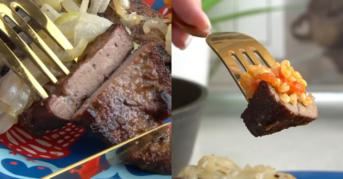 говяжья печень в панировке