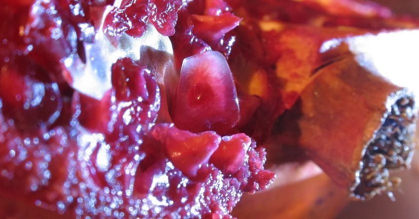 польза граната для лица