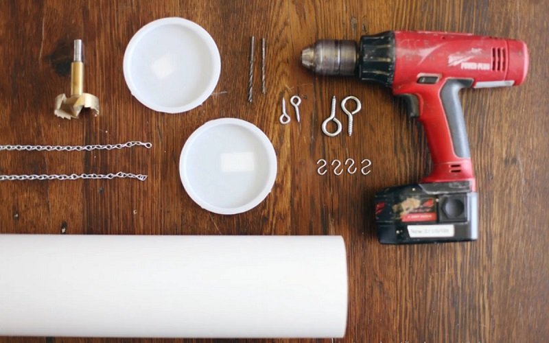 грядка из пластиковой трубы