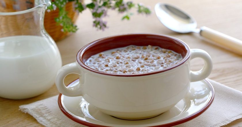 гречневая каша с молоком