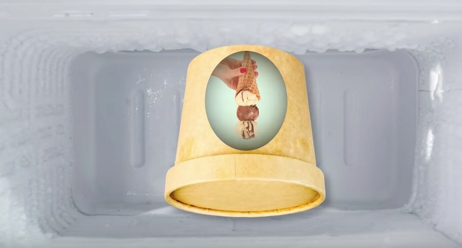 мороженое в пачке