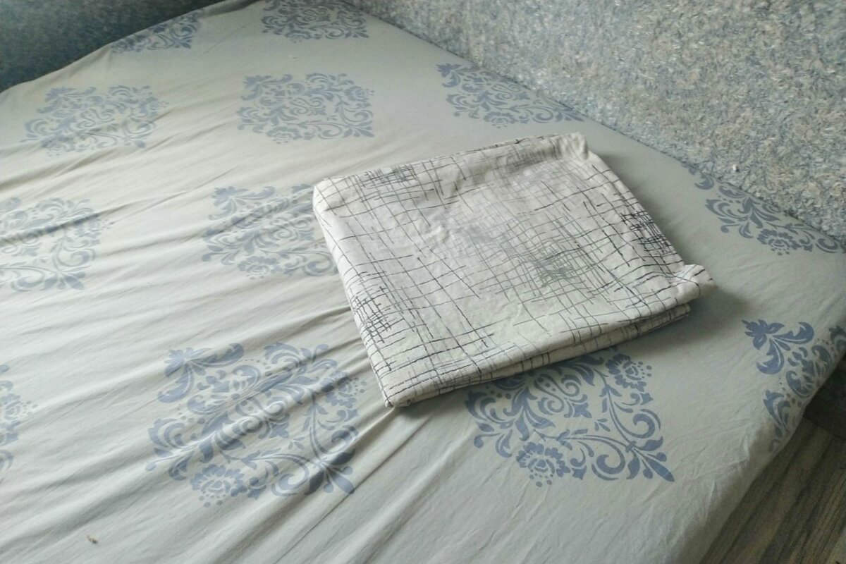 как сложить простынь