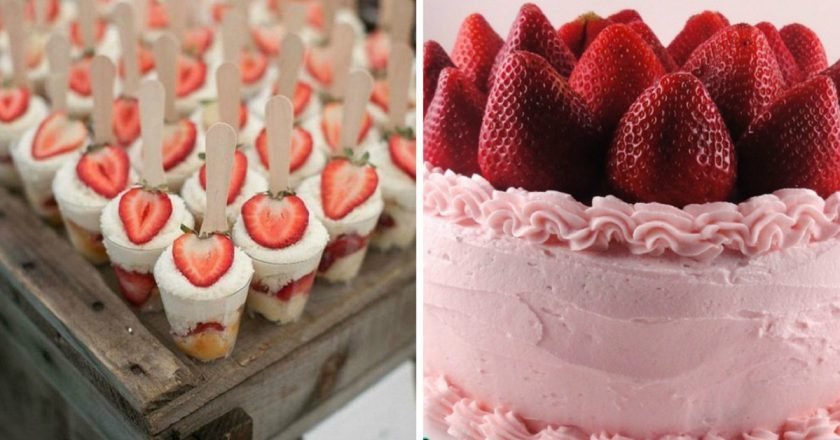 Идеи десертов с клубникой