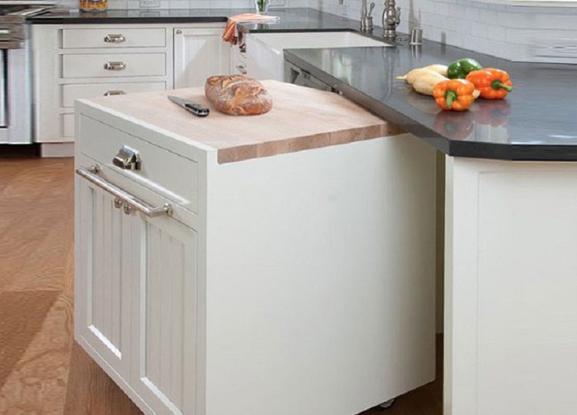 столешница на маленькой кухне