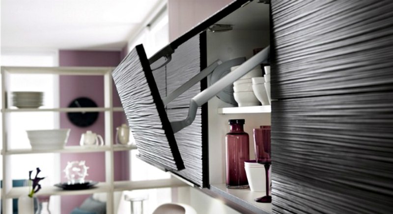 компактное хранение на кухне