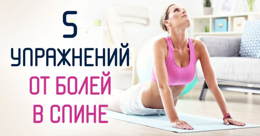 упражнения от болей в спине
