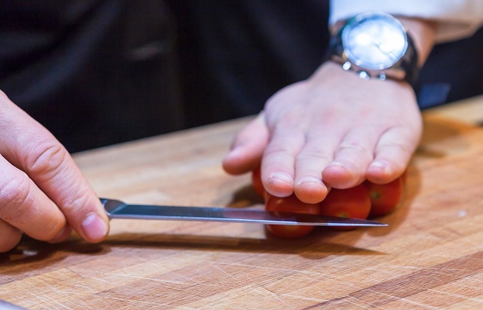 как легко нарезать черри