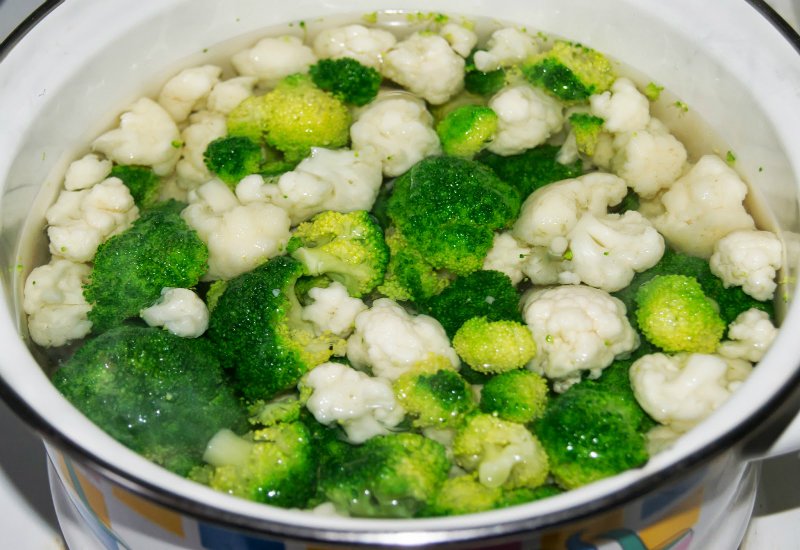 вареная брокколи