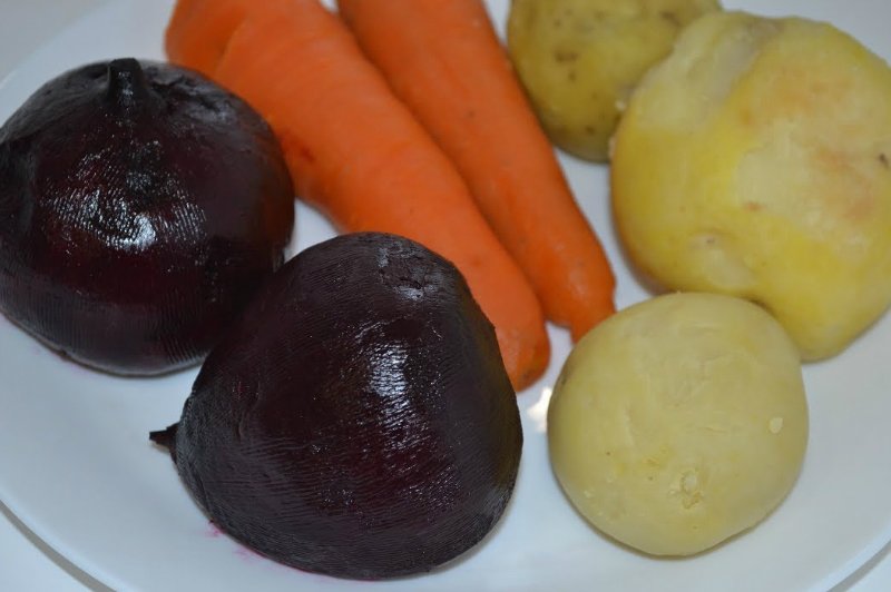 запеченные овощи для винегрета