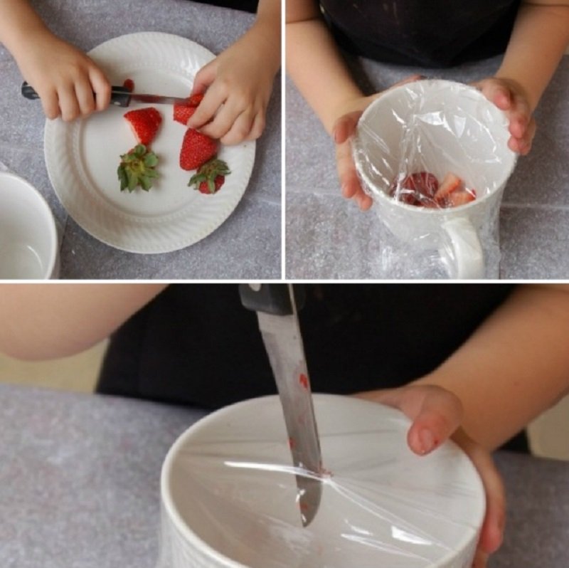 хитрости с пищевой пленкой