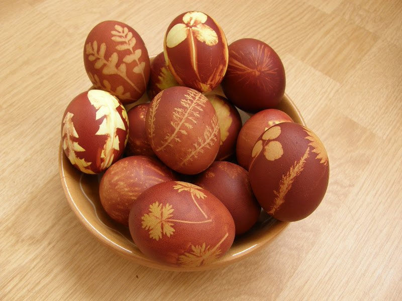 крашенки в шелухе