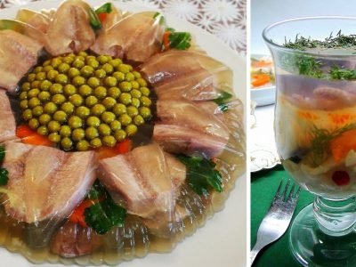 Как красиво подать холодец