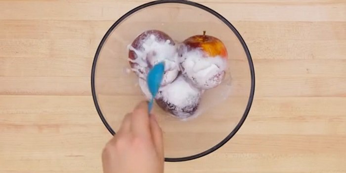 как мыть яблоки фото