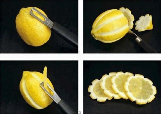нарезка лимонов фото