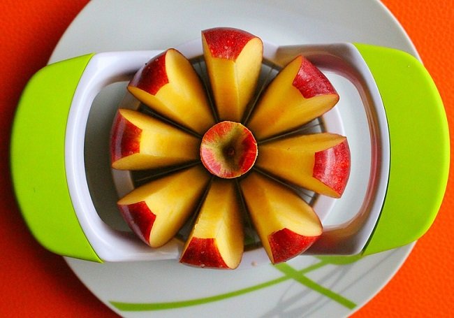 нарезка картофеля и яблок фото