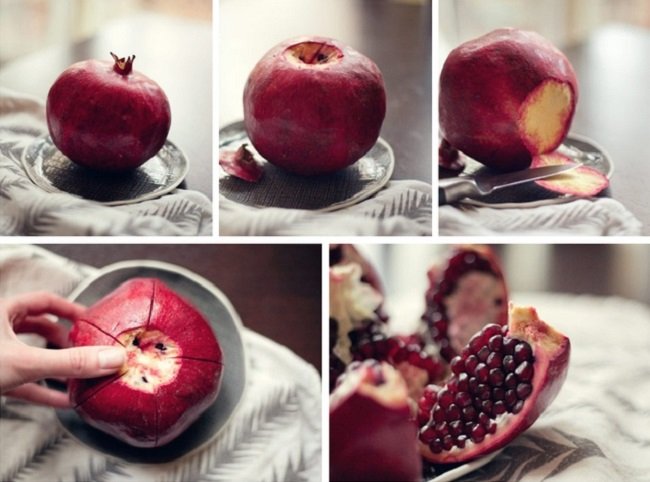 чистка граната