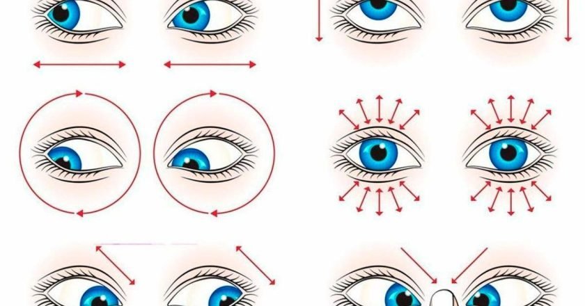 Гимнастика для глаз по бейтсу упражнения в картинках