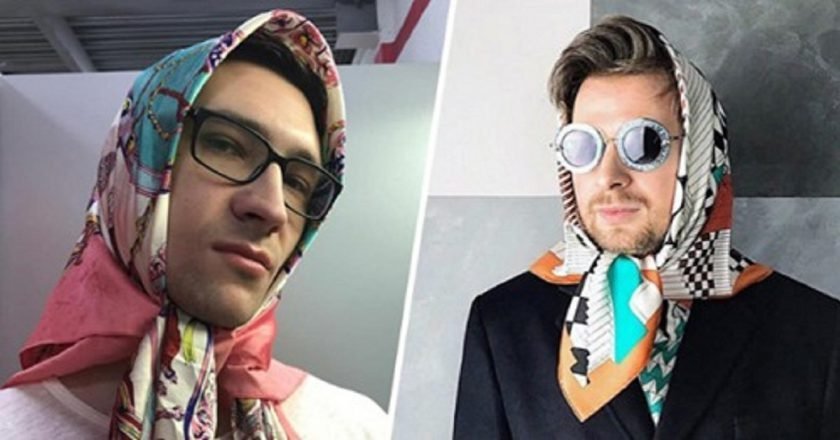 мужской платок фото