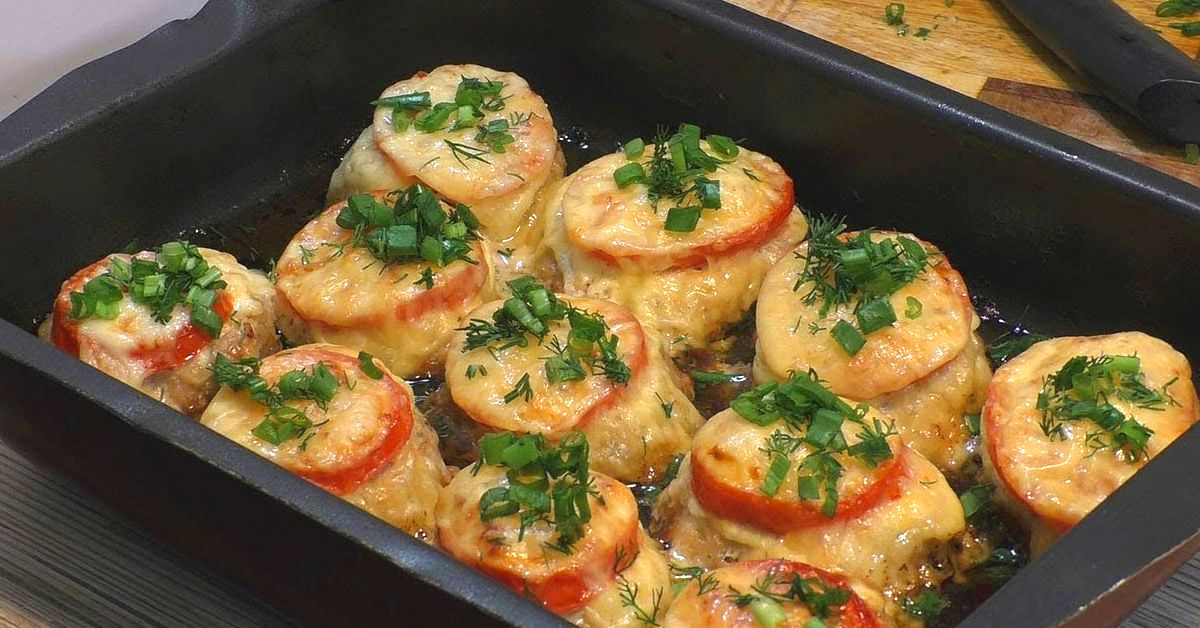 котлеты в духовке