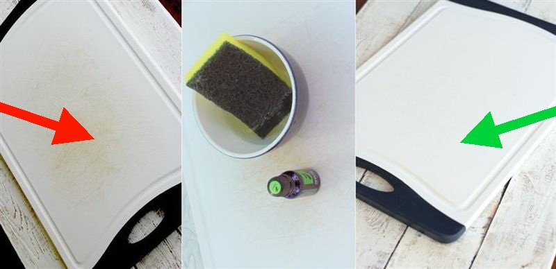 разделочная доска до и после