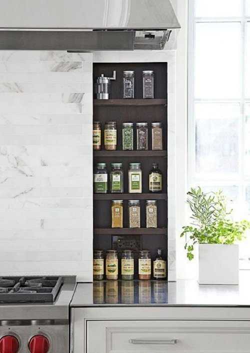 выдвижная панель за плитой решит