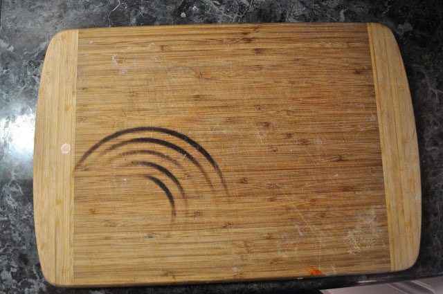 очистка разделочной доски фото