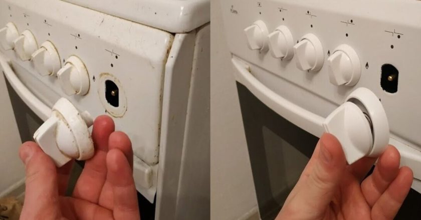 как очистить ручки плиты